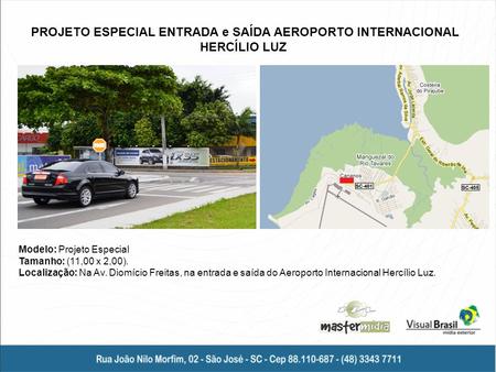 PROJETO ESPECIAL ENTRADA e SAÍDA AEROPORTO INTERNACIONAL