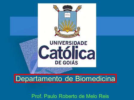 Prof. Paulo Roberto de Melo Reis