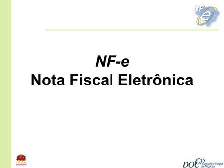 NF-e Nota Fiscal Eletrônica