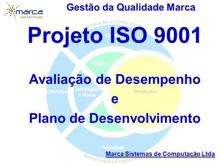 Projeto ISO 9001 Avaliação de Desempenho e Plano de Desenvolvimento