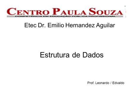 Etec Dr. Emilio Hernandez Aguilar