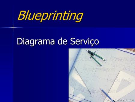 Blueprinting Diagrama de Serviço