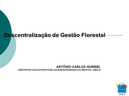 Descentralização da Gestão Florestal