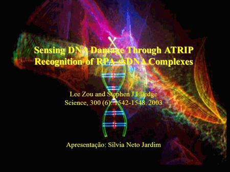 Sensing DNA Damage Through ATRIP Recognition of RPA-ssDNA Complexes
