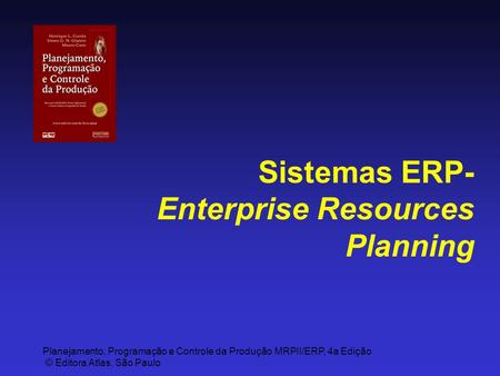 Sistemas ERP-Enterprise Resources Planning