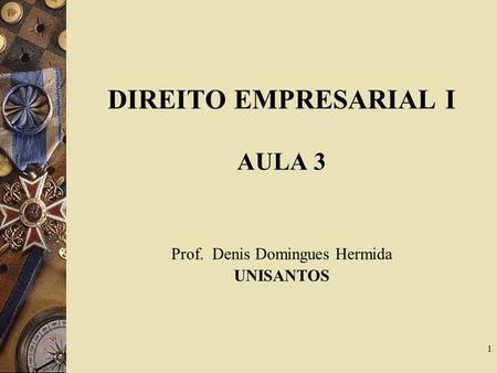 Prof. Denis Domingues Hermida