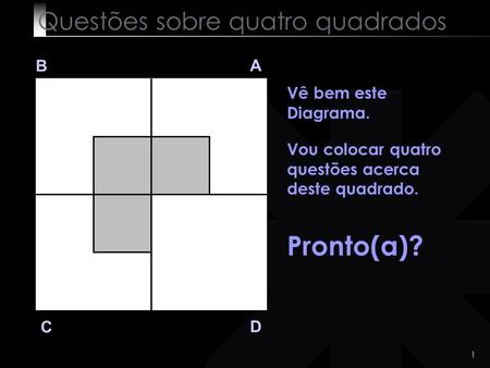 Questões sobre quatro quadrados