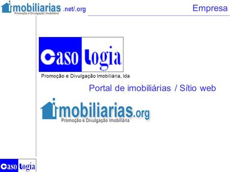 Portal de imobiliárias / Sítio web