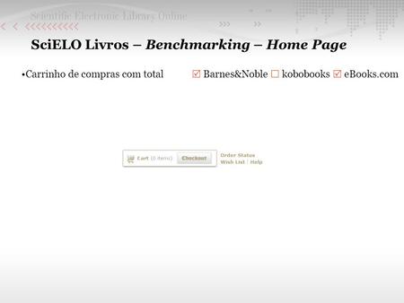 SciELO Livros – Benchmarking – Home Page