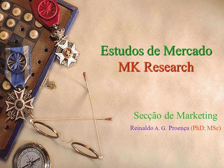 Estudos de Mercado MK Research