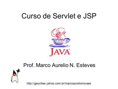 Prof. Marco Aurelio N. Esteves