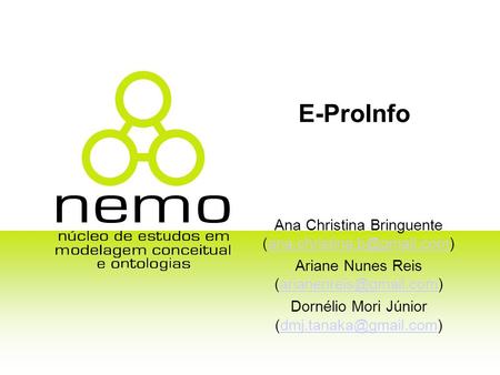 E-ProInfo Ana Christina Bringuente