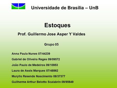 Prof. Guillermo Jose Asper Y Valdes
