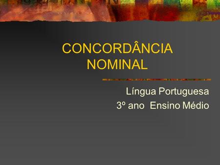 Língua Portuguesa 3º ano Ensino Médio