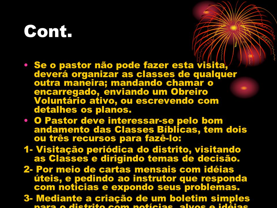 Pode não pastor!