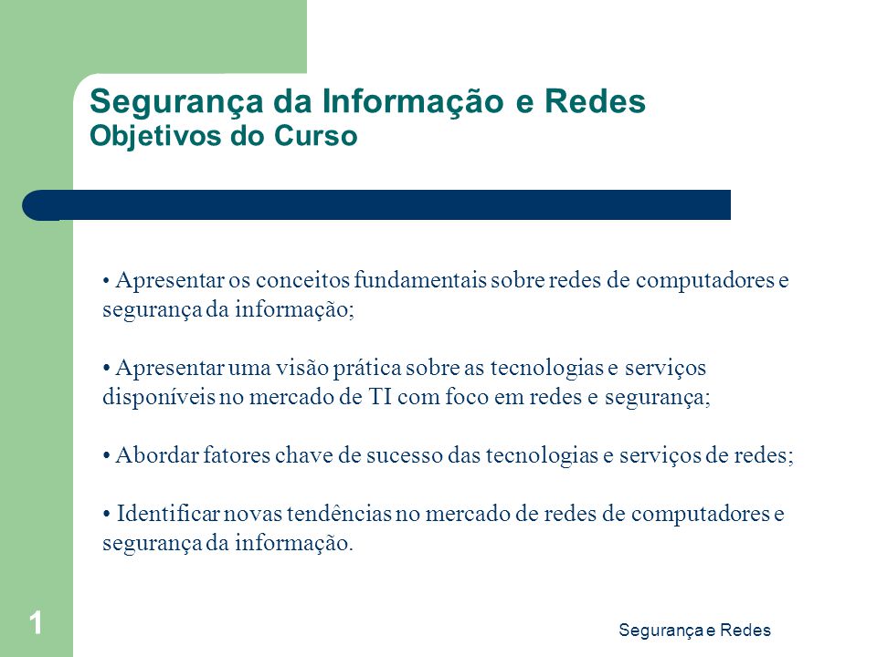 Vulnerabilidades das Redes de Computadores - ppt carregar