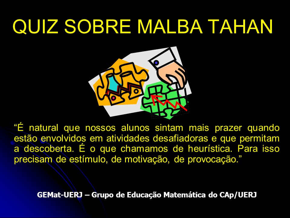 QUIZ” Matemática. - ppt carregar