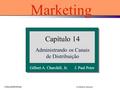 Churchill&Peter © Editora Saraiva Gilbert A. Churchill, Jr. J. Paul Peter Capítulo 14 Administrando os Canais de Distribuição Marketing.