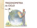 TRIGONOMETRIA do CICLO Prof.: JR. Circunferência Observação: