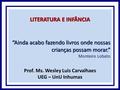 Prof. Ms. Wesley Luis Carvalhaes