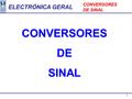 CONVERSORES DE SINAL.