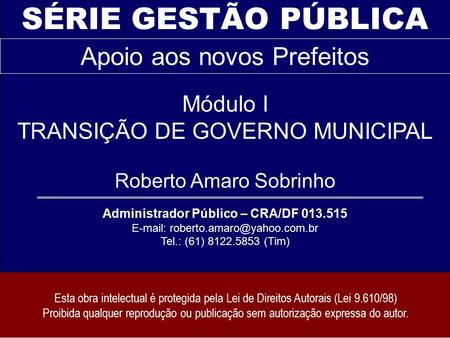 Administrador Público – CRA/DF
