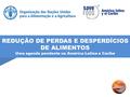 REDUÇÃO DE PERDAS E DESPERDÍCIOS DE ALIMENTOS Uma agenda pendente na América Latina e Caribe.