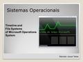 Sistemas Operacionais Linha de tempo Microsoft Marcelo Josué Telles Timeline and File Systems of Microsoft Operations System.