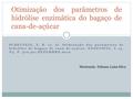 SCHEUFELE, F. B. et. al. Otimização dos parâmetros de hidrólise do bagaço de cana-de-açúcar. ENGEVISTA, V.14, N3. P. 310-321,DEZEMBRO,2012 Otimização dos.