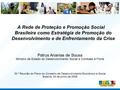A Rede de Proteção e Promoção Social Brasileira como Estratégia de Promoção do Desenvolvimento e de Enfrentamento da Crise Patrus Ananias de Sousa Ministro.