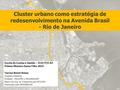 Cluster urbano como estratégia de redesenvolvimento na Avenida Brasil