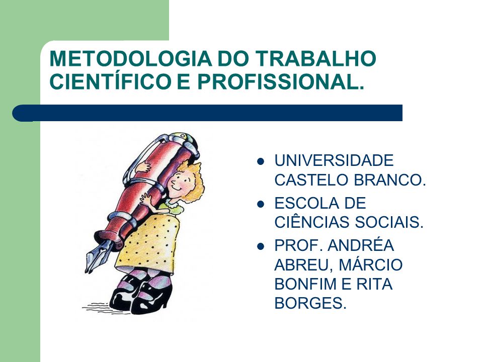 disciplina: Metodologia Científica - ppt carregar