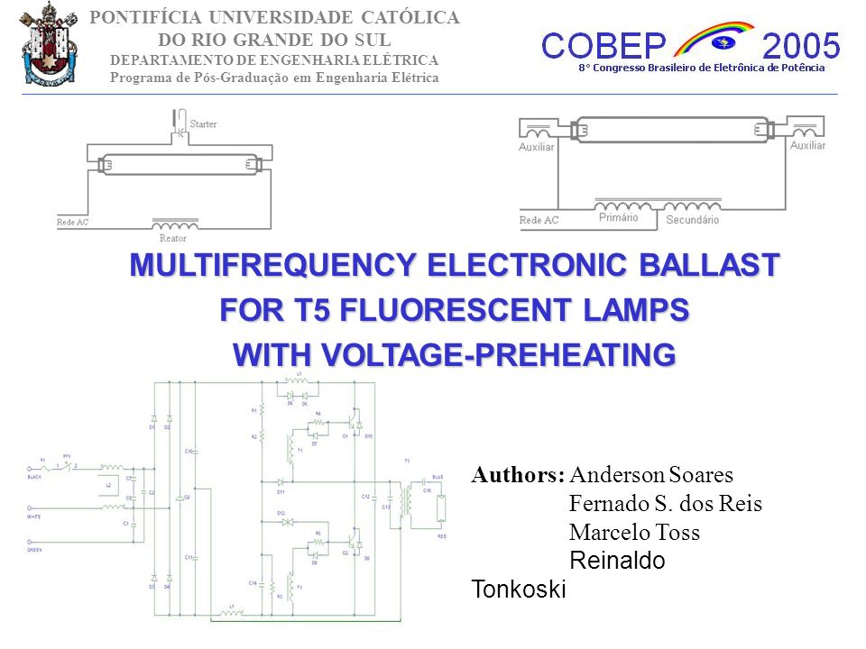 Electronic ballast ppt sales