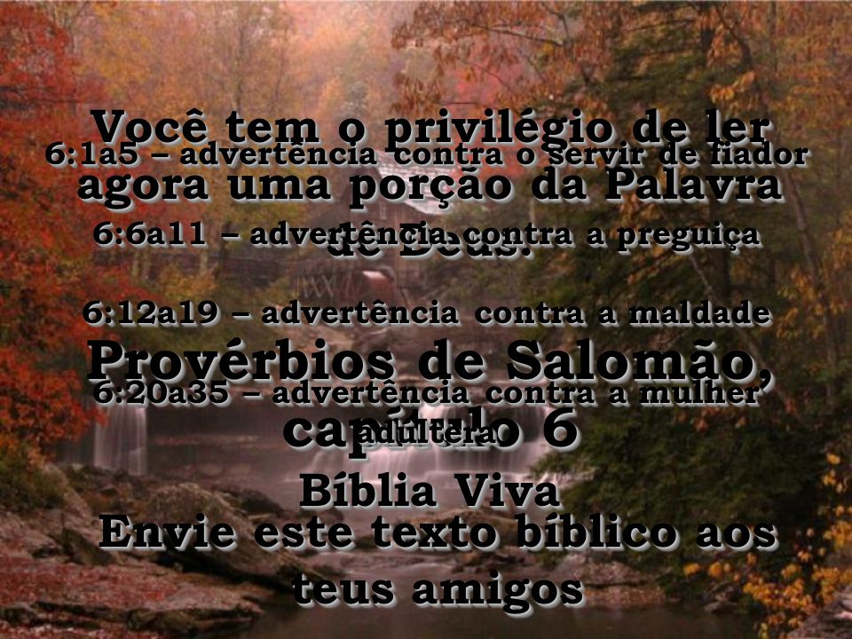 Capítulo 6 - Ler a Biblia