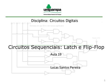 Circuitos Sequenciais: Latch e Flip-Flop