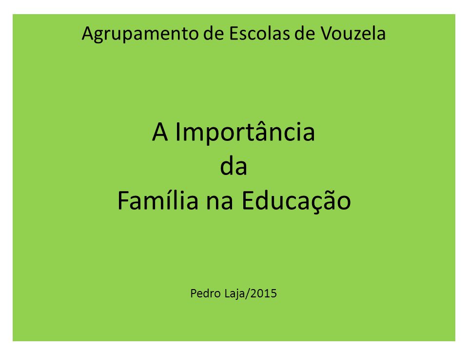 RELACIONAMENTO FAMÍLIA x ESCOLA. - ppt carregar