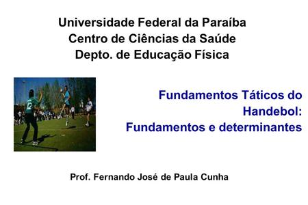 Universidade Federal da Paraíba Centro de Ciências da Saúde