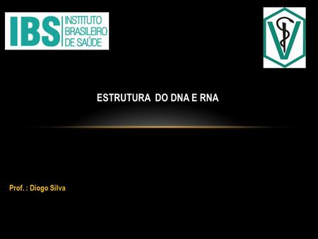 Prof. : Diogo Silva ESTRUTURA DO DNA E RNA. O DNA DO HOMEM DE GELO.