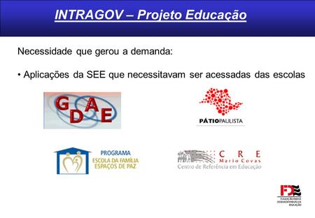 INTRAGOV – Projeto Educação