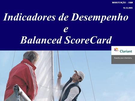 Indicadores de Desempenho e Balanced ScoreCard