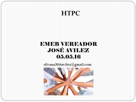 EMEB VEREADOR JOSÉ AVILEZ 05.05.16 HTPC.