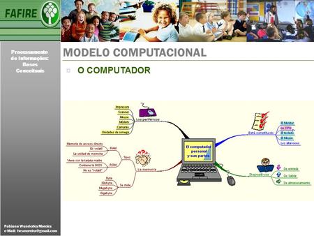 Processamento de Informações: Bases Conceituais Fabiana Wanderley Moreira   ¤ O COMPUTADOR MODELO COMPUTACIONAL.