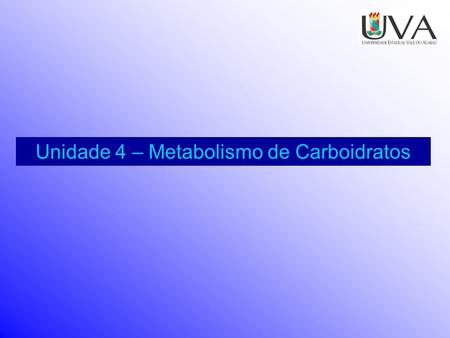 Unidade 4 – Metabolismo de Carboidratos. Introdução AldosesCetoses Trioses (C 3 H 6 O 3 )GliceraldeídoDihidroxiacetona Tetroses (C 4 H 8 O 4 )EritroseEritrulose.