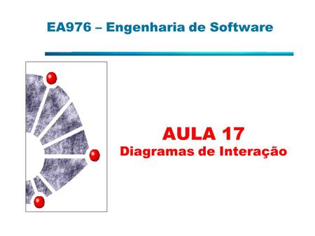 EA976 – Engenharia de Software AULA 17 Diagramas de Interação.