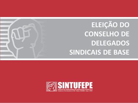 ELEIÇÃO DO CONSELHO DE DELEGADOS SINDICAIS DE BASE.