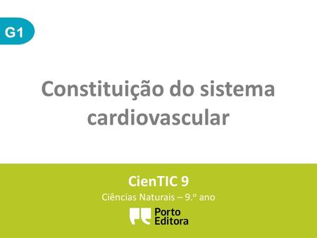 Constituição do sistema cardiovascular