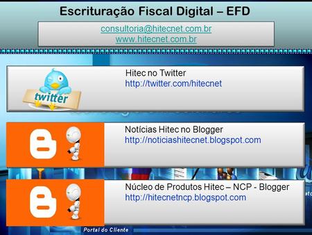 Escrituração Fiscal Digital – EFD   Hitec no Twitter
