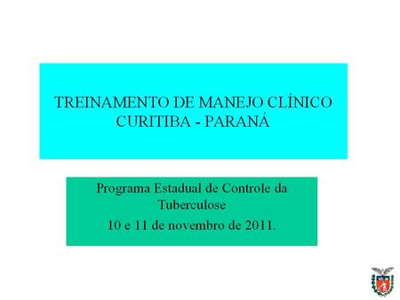 Tendência da incidência da tuberculose. Paraná, 2001 a 2010*.
