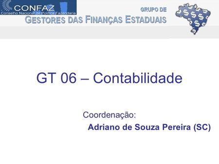 gefin GT 06 – Contabilidade Coordenação: Adriano de Souza Pereira (SC)