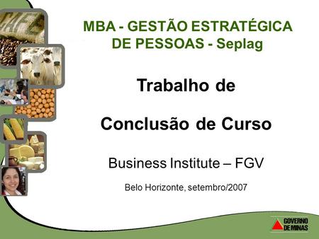 MBA - GESTÃO ESTRATÉGICA DE PESSOAS - Seplag